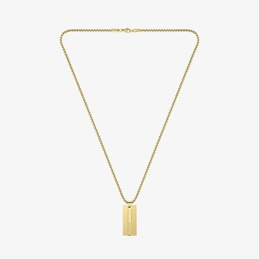  Lacoste Adventurer Erkek Sarı Kolye