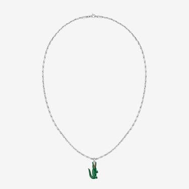  Lacoste Erkek Gri Kolye