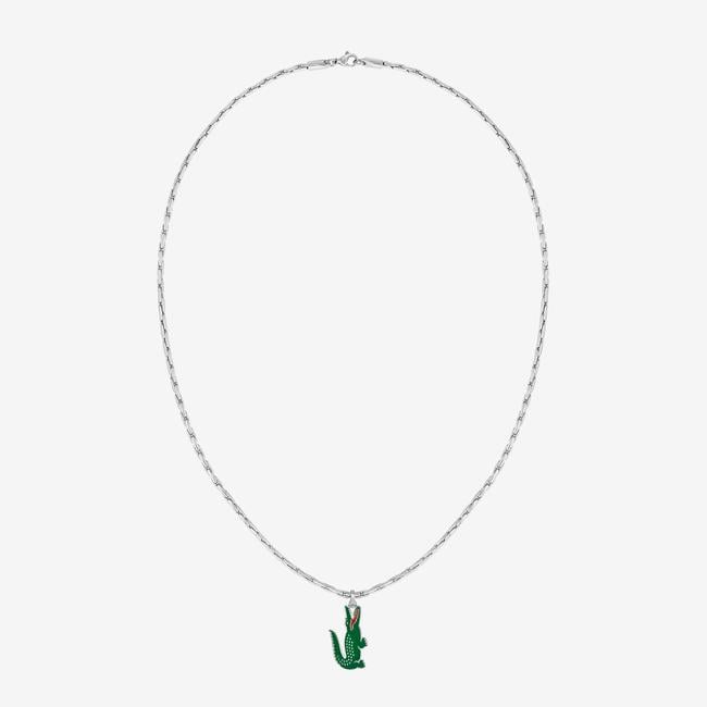  Lacoste Erkek Gri Kolye