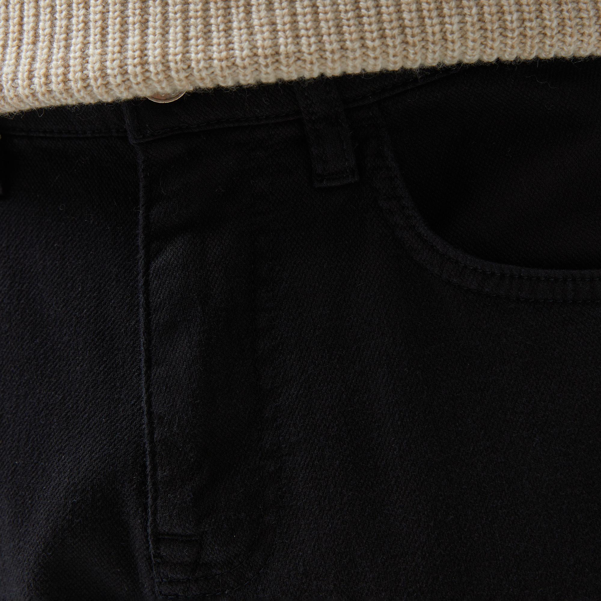 Erkek Regular Fit Casual Siyah Jean Pantolon