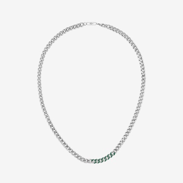  Lacoste Erkek Gri Kolye