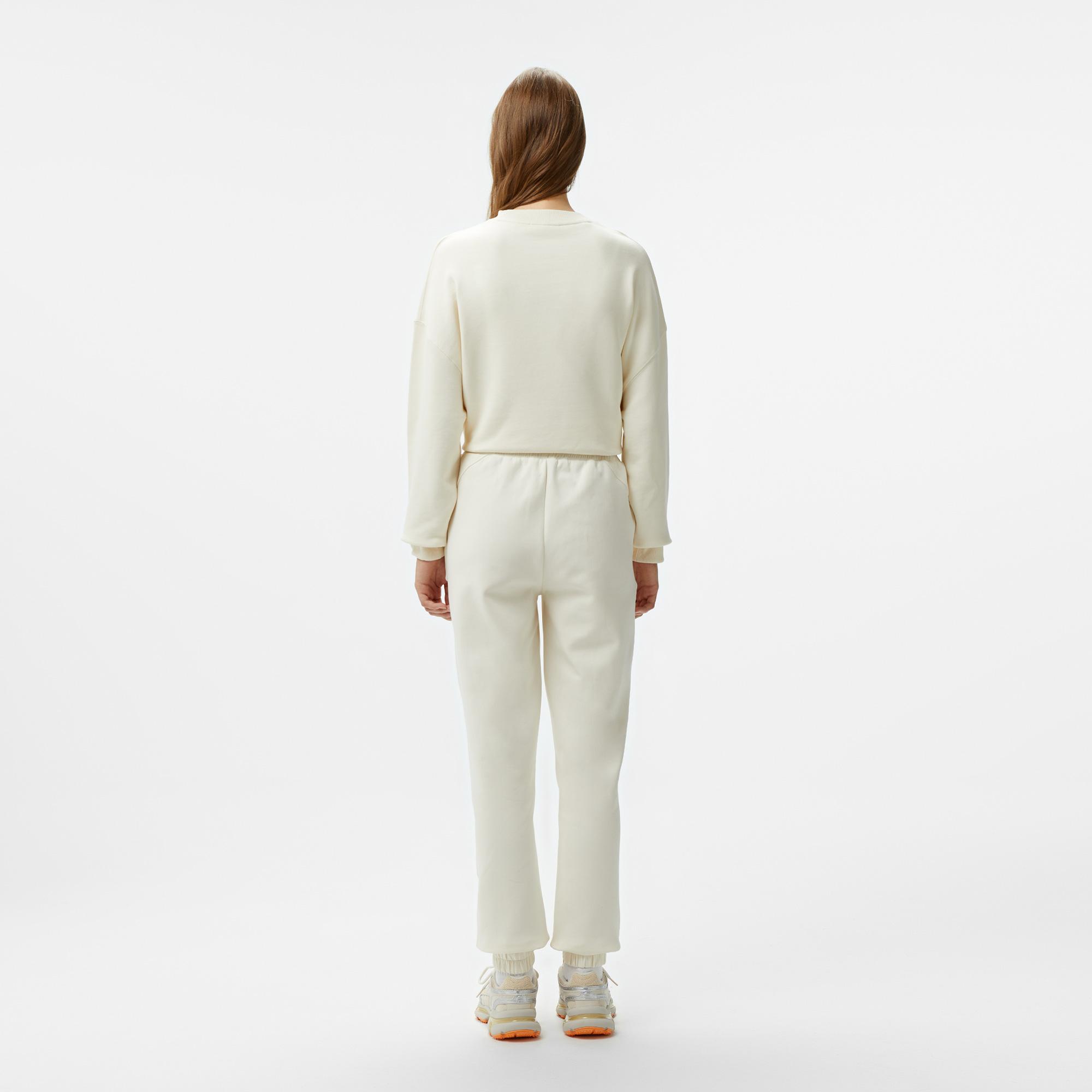 Kadın Jogger Beyaz Pantolon