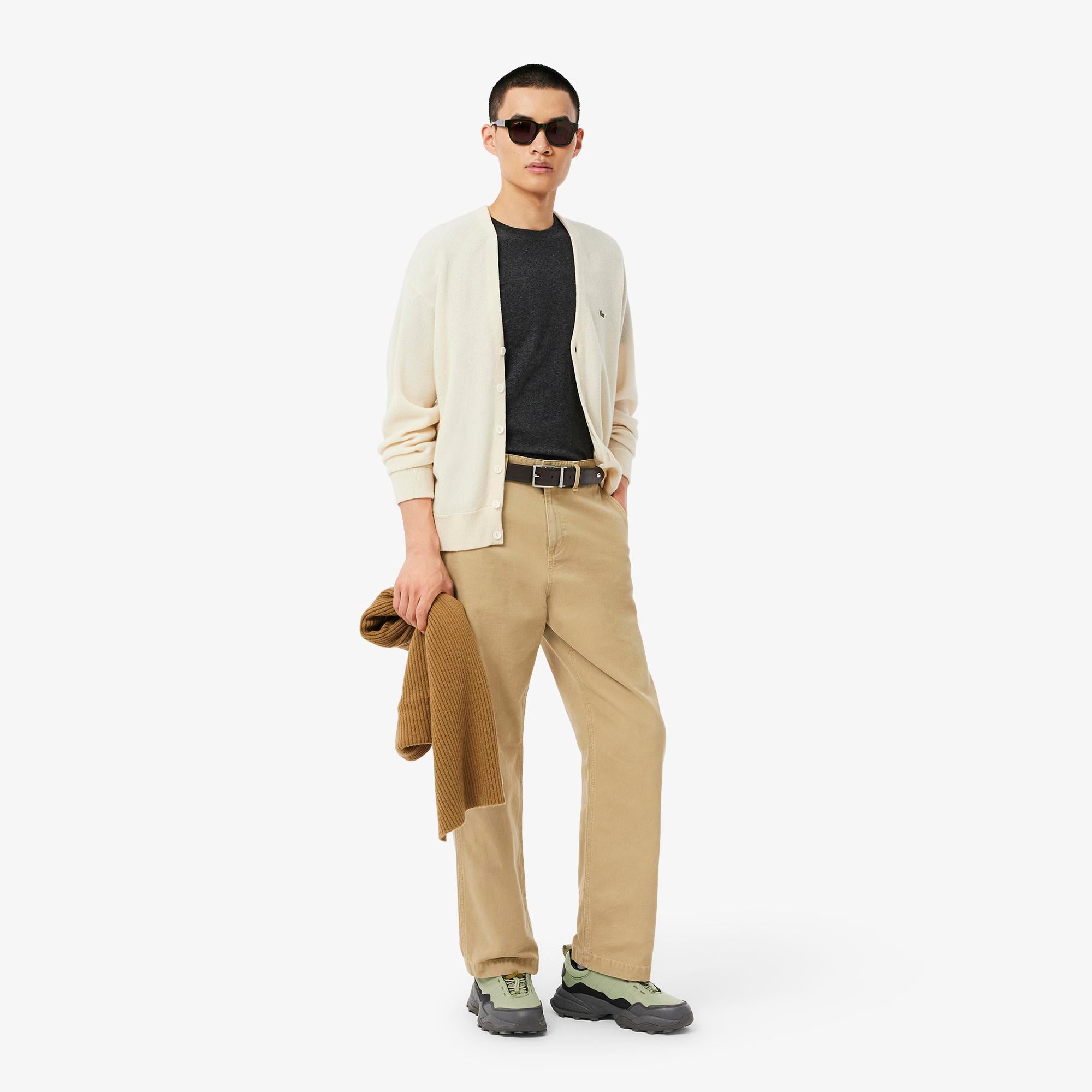 Lacoste Elegance Erkek Çift Taraflı Deri Kahverengi Kemer