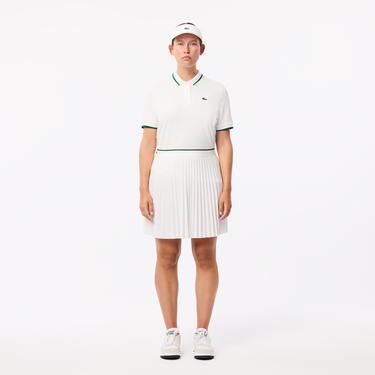  Kadın Regular Fit Beyaz Polo