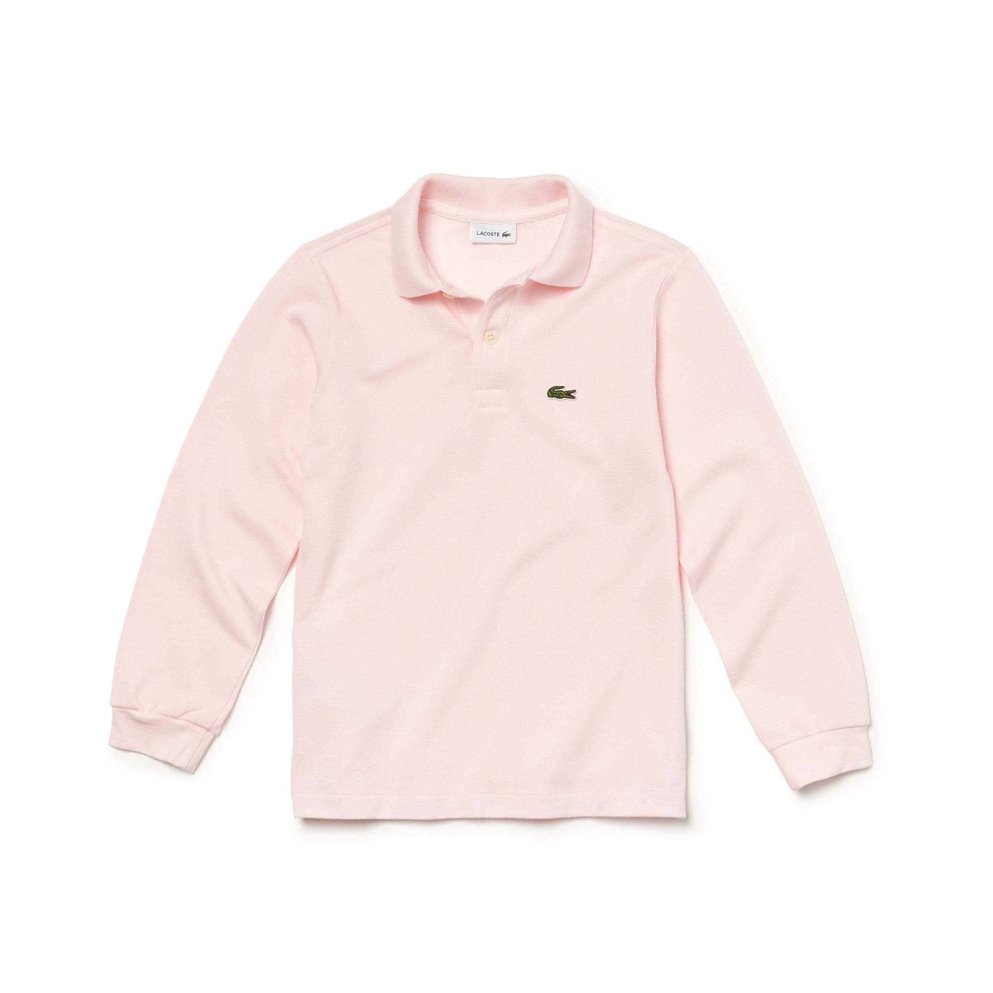  Lacoste Erkek Çocuk Regular Fit Uzun Kollu Pembe Polo