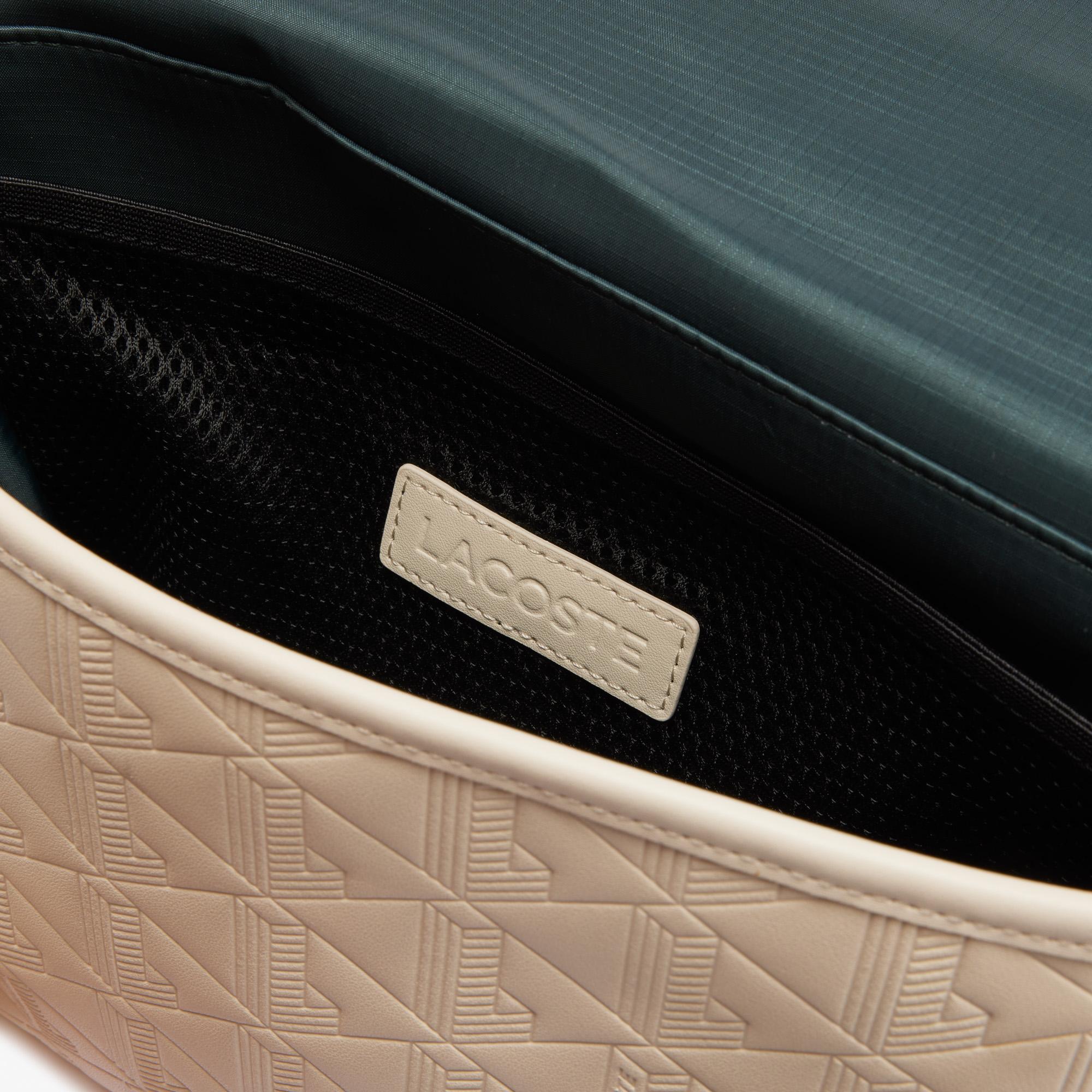 Nomogramme Erkek Monogram Krem Postacı Çantası