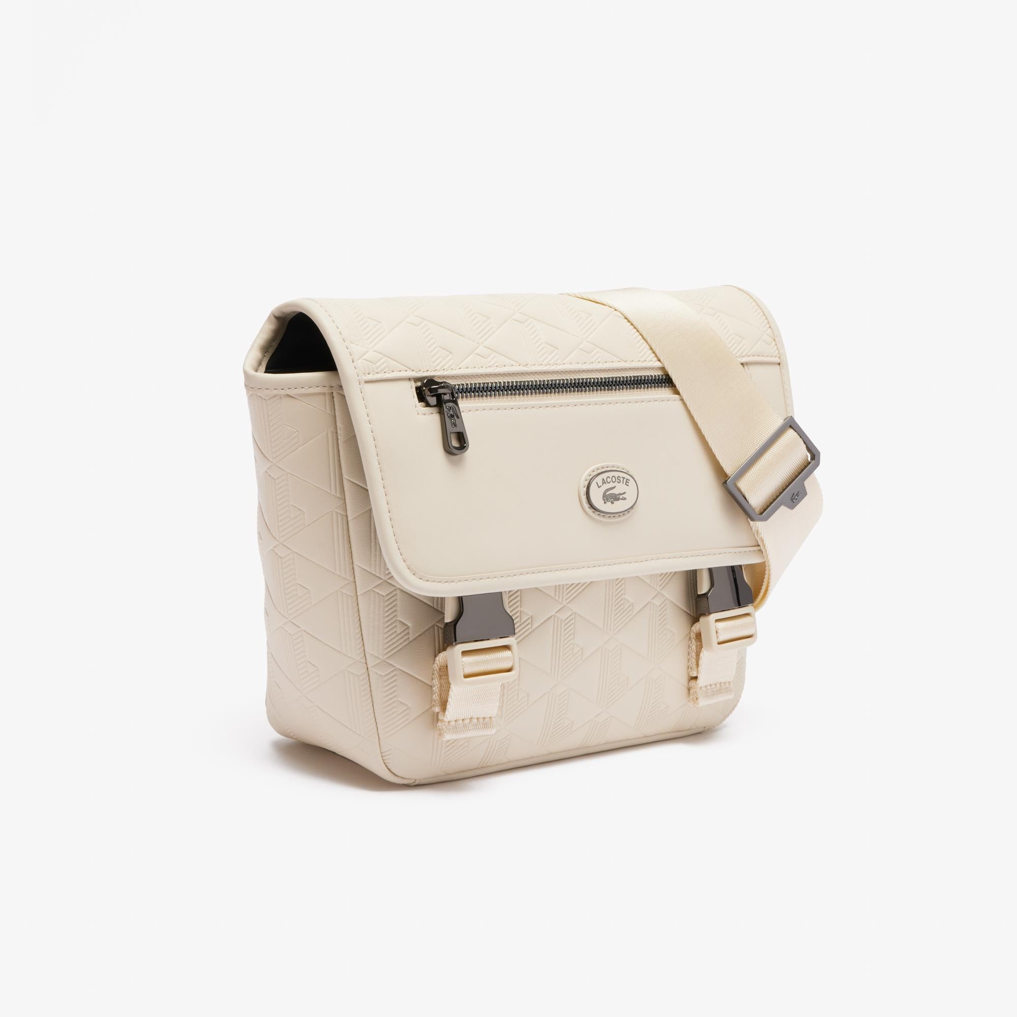 Nomogramme Erkek Monogram Krem Postacı Çantası