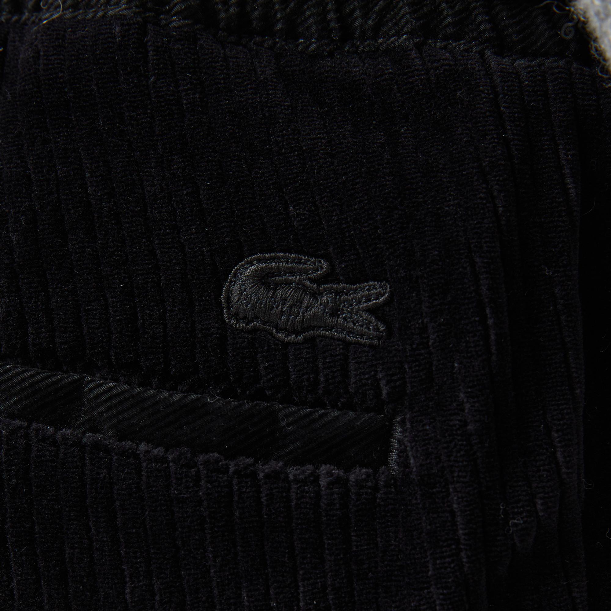 Erkek Tapered Fit Chino Siyah Pantolon