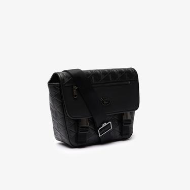  Lacoste Nomogramme Erkek Monogram Siyah Postacı Çantası