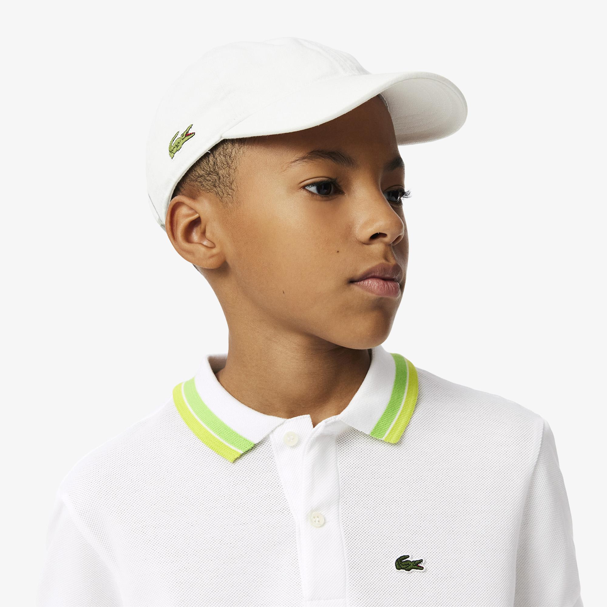 Erkek Çocuk Kısa Kollu Beyaz Polo