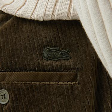  Erkek Tapered Fit Chino Koyu Yeşil Pantolon