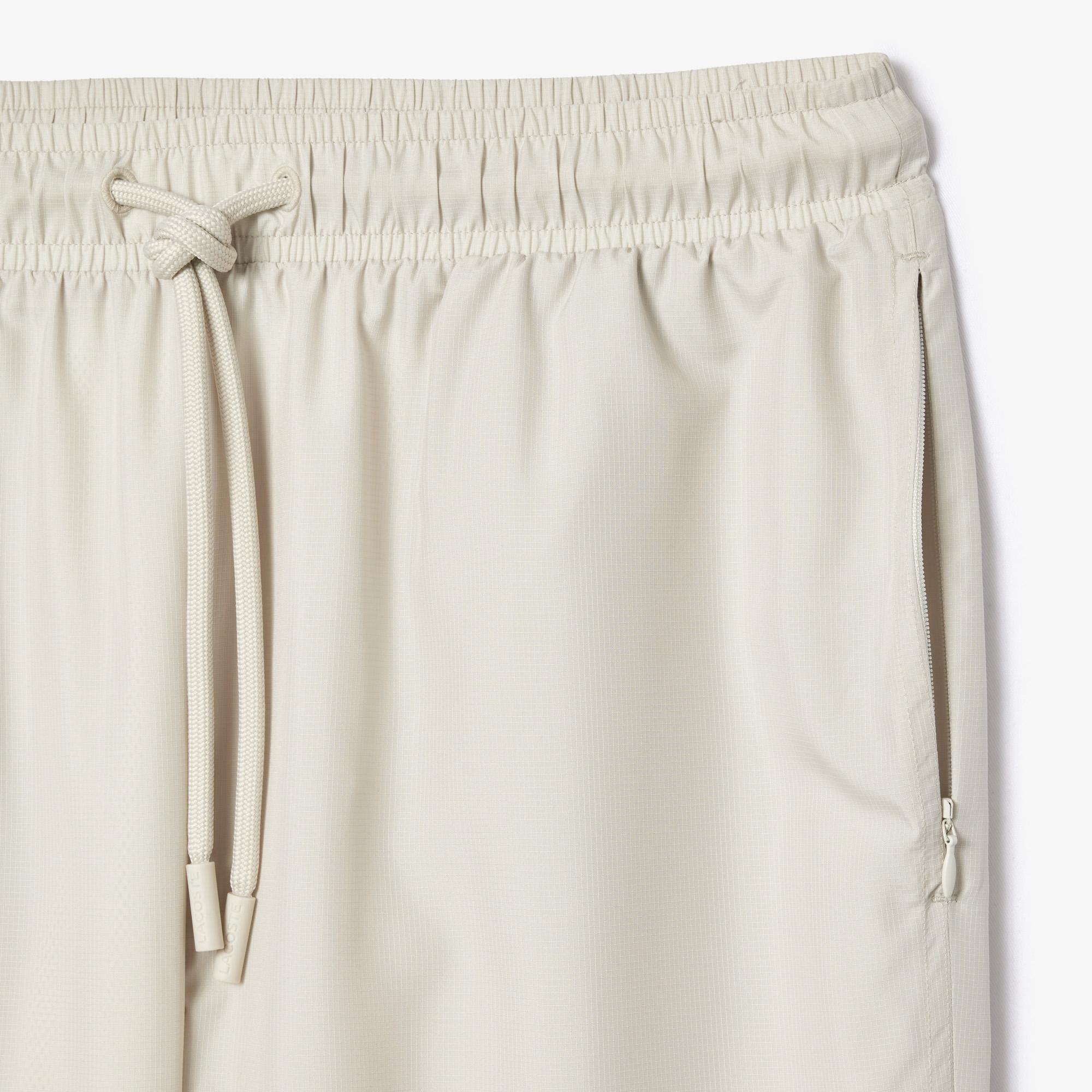 Kadın Straight Fit Renk Bloklu Gri Eşofman Altı