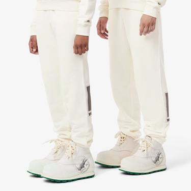  FW24 RUNWAY Unisex Regular Fit Baskılı Beyaz Eşofman Altı