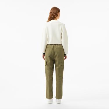  Kadın Regular Fit Haki Pantolon