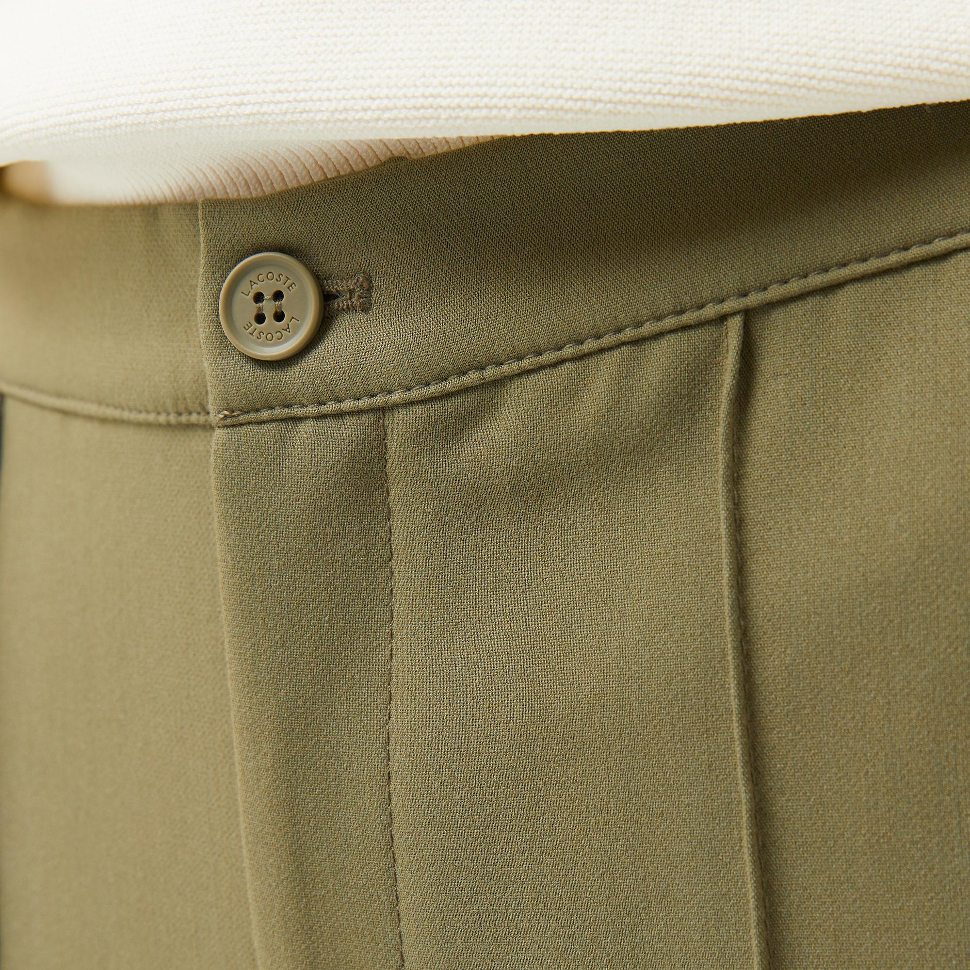 Lacoste Kadın Regular Fit Haki Pantolon