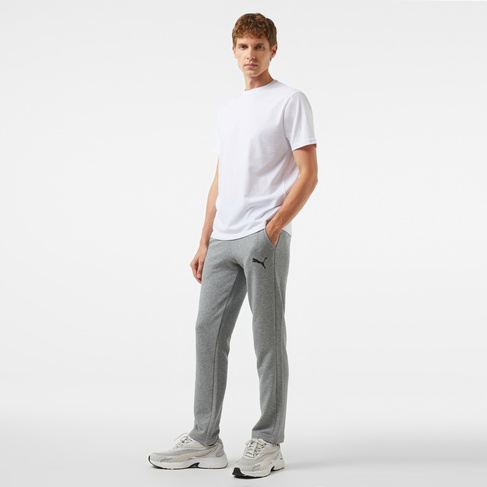  Puma Essentials Logo Erkek Gri Günlük Eşofman Altı