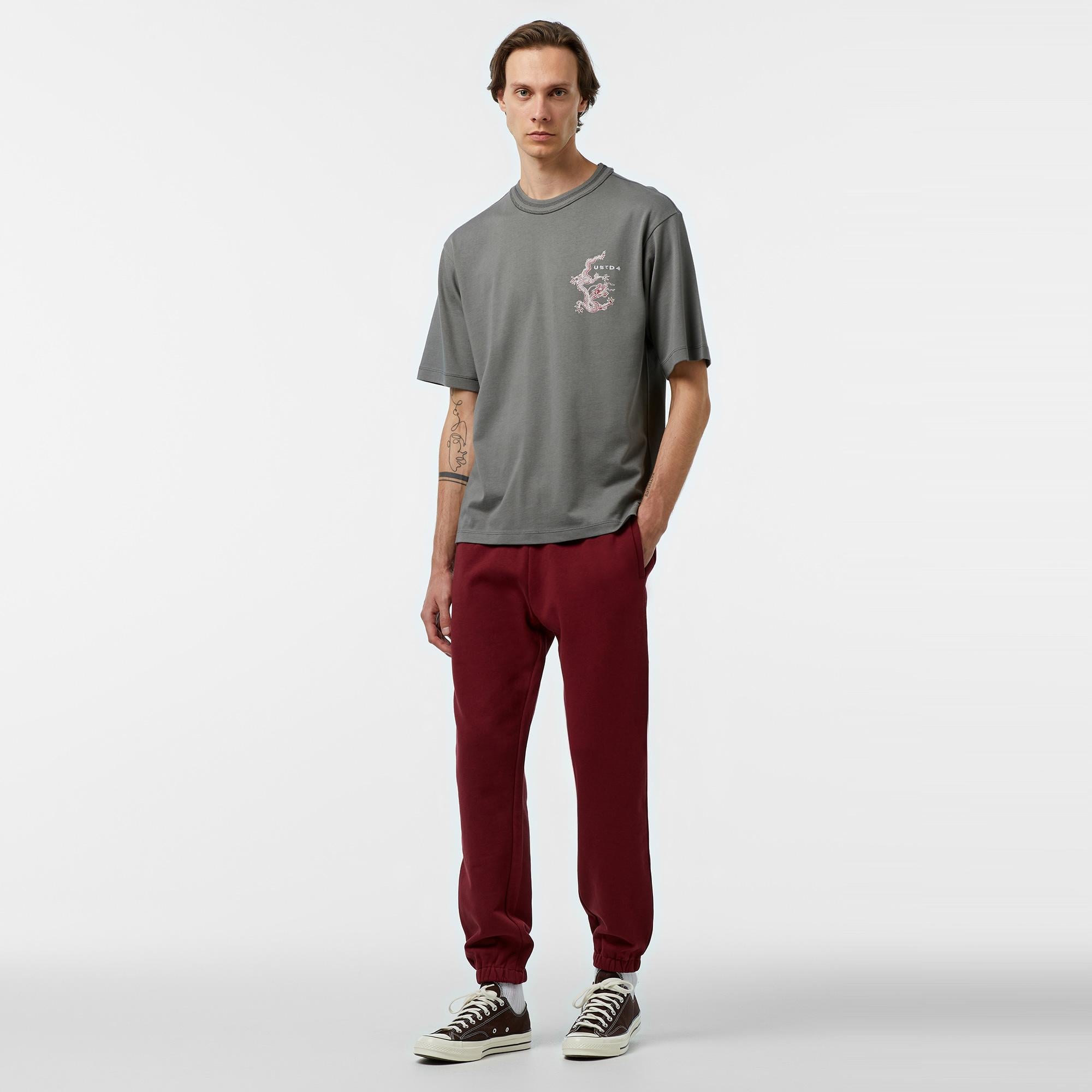 Les Benjamins 301 Erkek Bordo Eşofman Altı