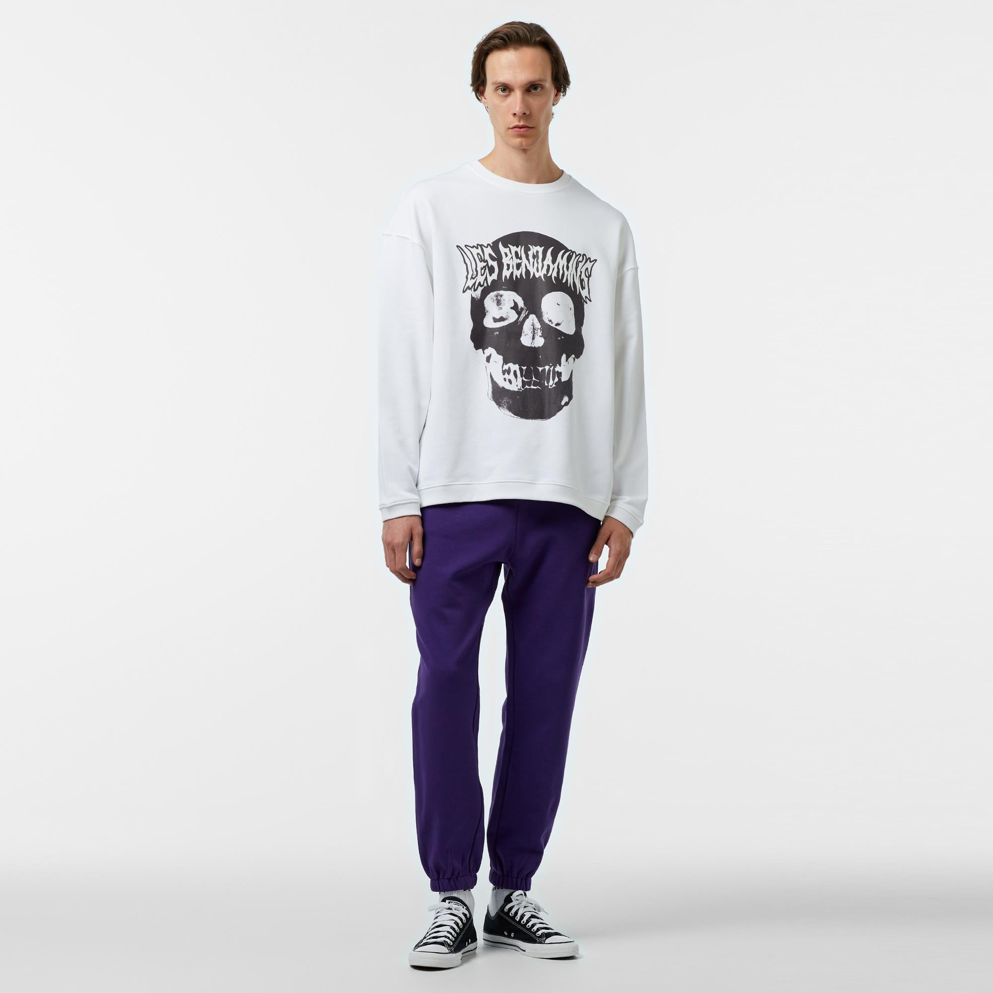 Les Benjamins 303 Erkek Mor Eşofman Altı