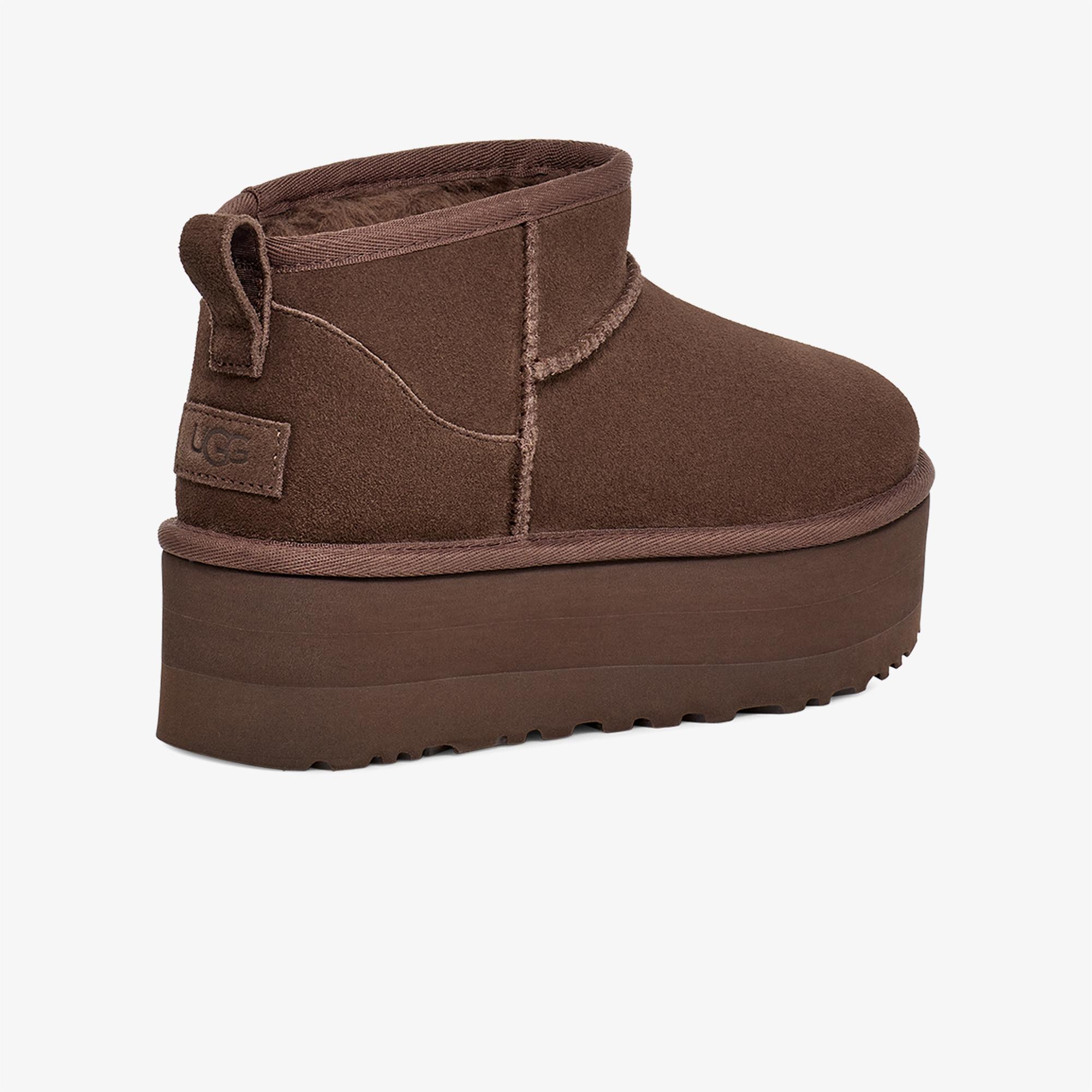 UGG Classic Ultra Mini Platform Kadın Koyu Kahverengi Bot