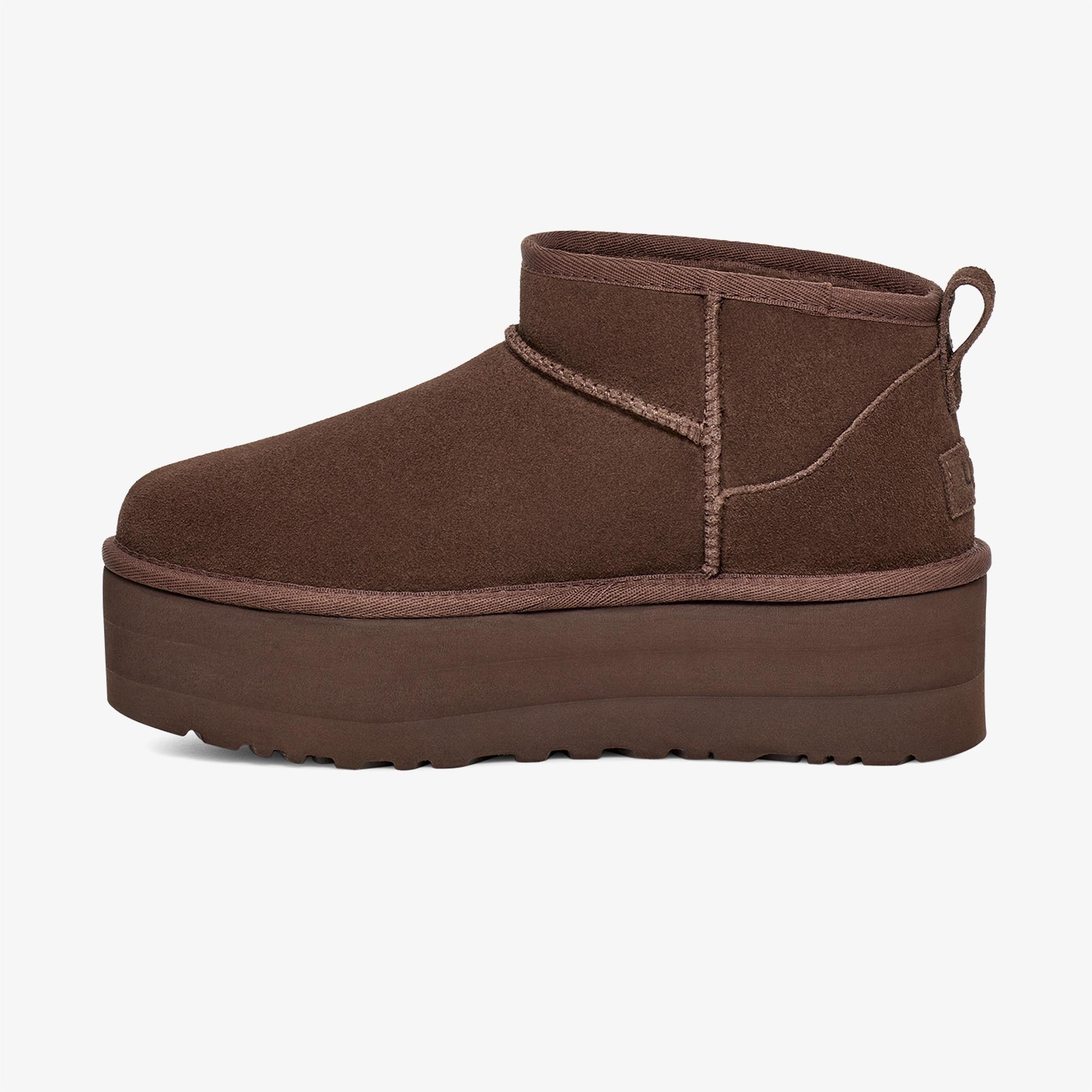 UGG Classic Ultra Mini Platform Kadın Koyu Kahverengi Bot