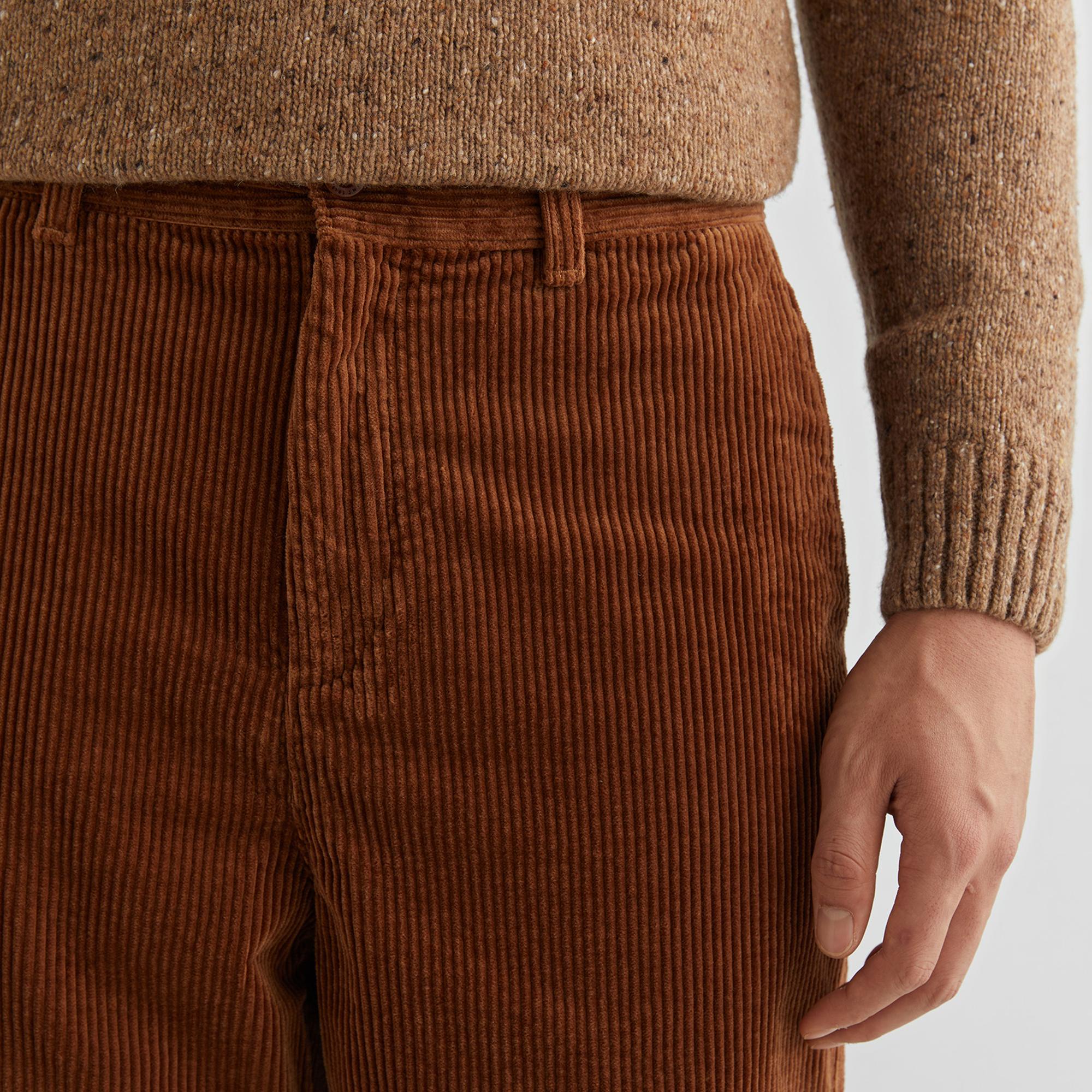 GANT Erkek Kahverengi Relaxed Fit Pantolon