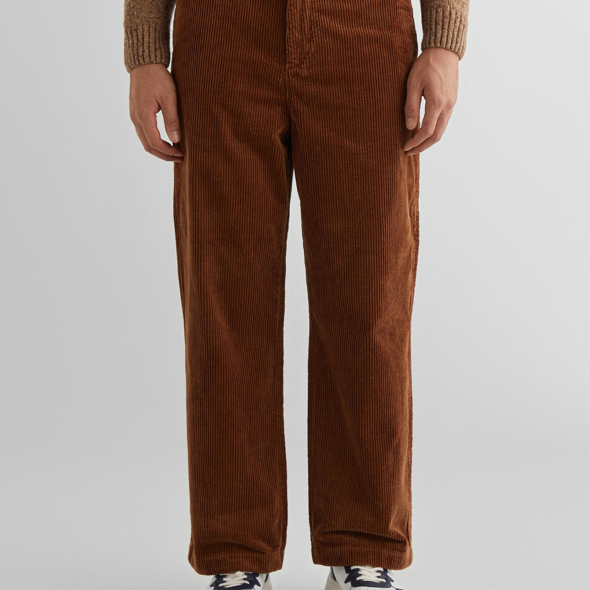 GANT Erkek Kahverengi Relaxed Fit Pantolon