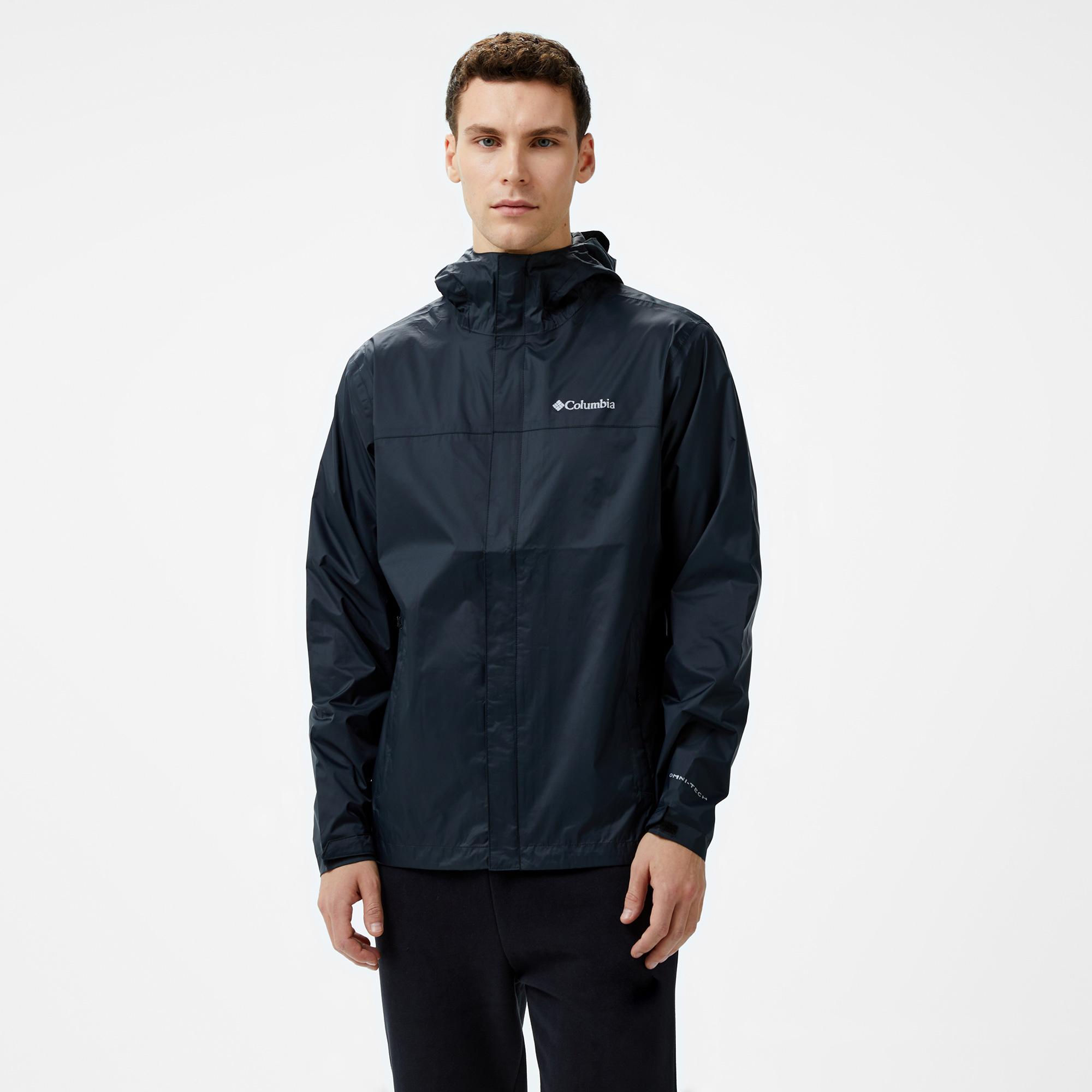 Columbia Watertight Erkek Gri Yağmurluk