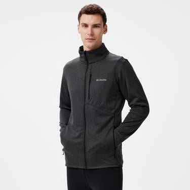  Columbia Park View Full Zip Erkek Koyu Gri Polar