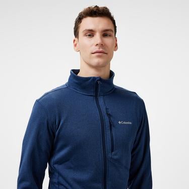  Columbia Park View Full Zip Erkek Lacivert Polar