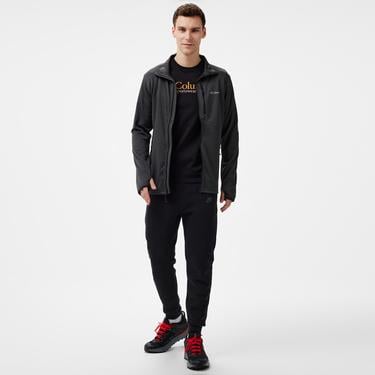  Columbia Park View Full Zip Erkek Koyu Gri Polar