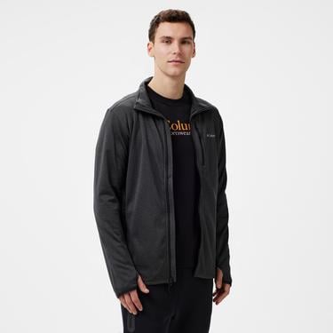  Columbia Park View Full Zip Erkek Koyu Gri Polar