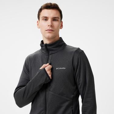  Columbia Park View Full Zip Erkek Koyu Gri Polar