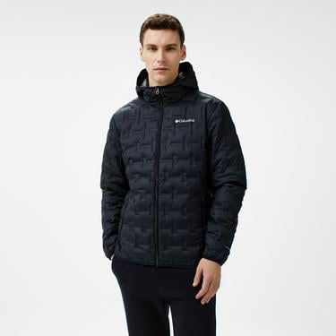  Columbia Delta Ridge Down Hooded Erkek Siyah Mont