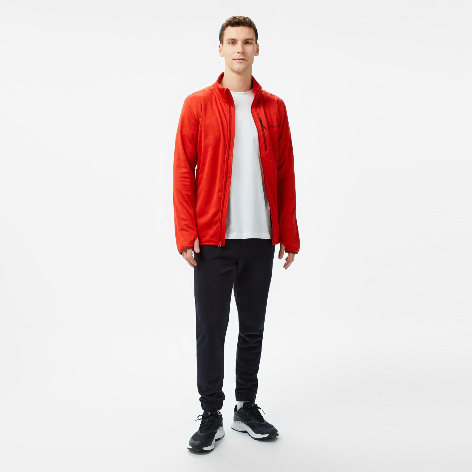Columbia Park View Full Zip Erkek Kırmızı Polar