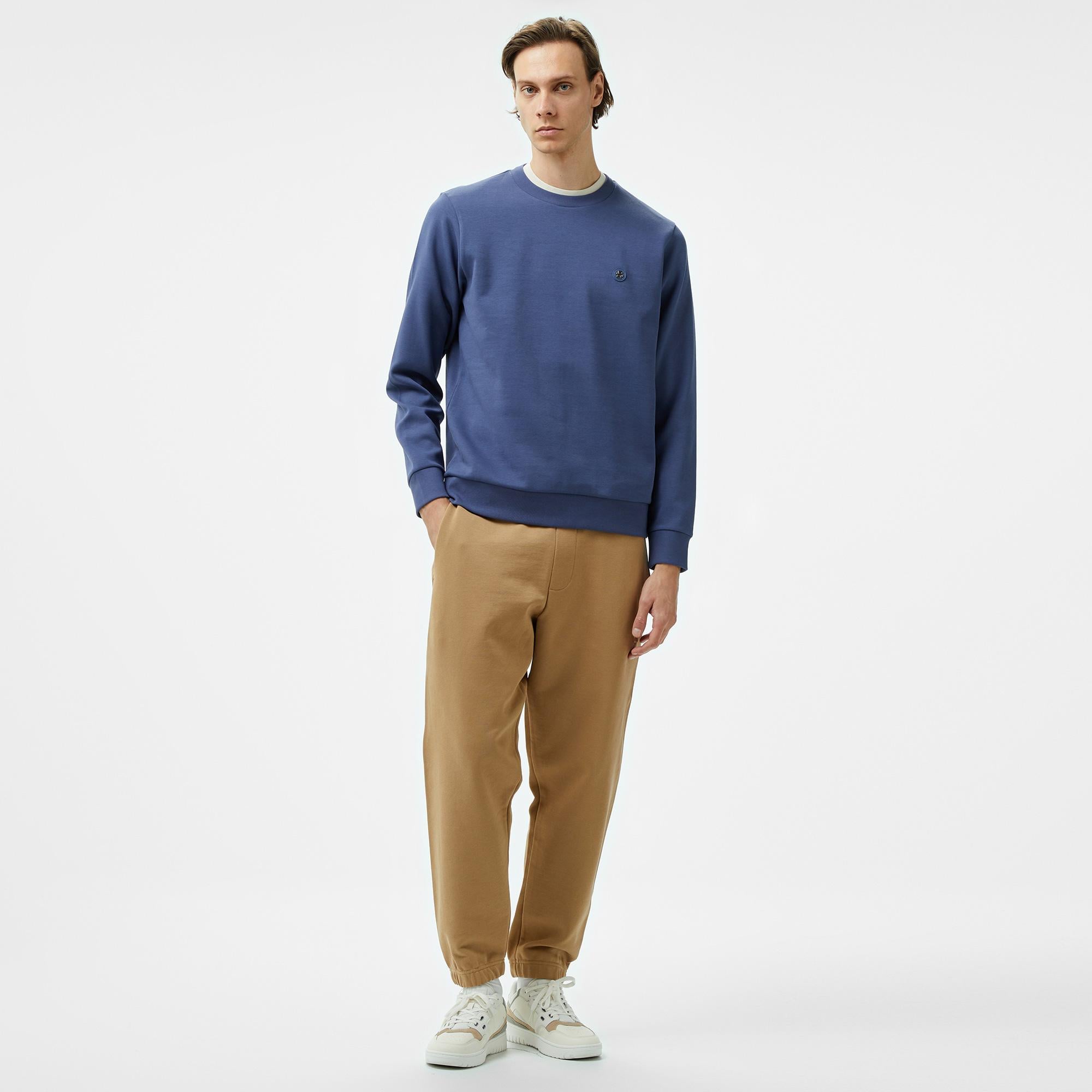 Boss C-Sharpe 01 Erkek Mavi Sweatshirt