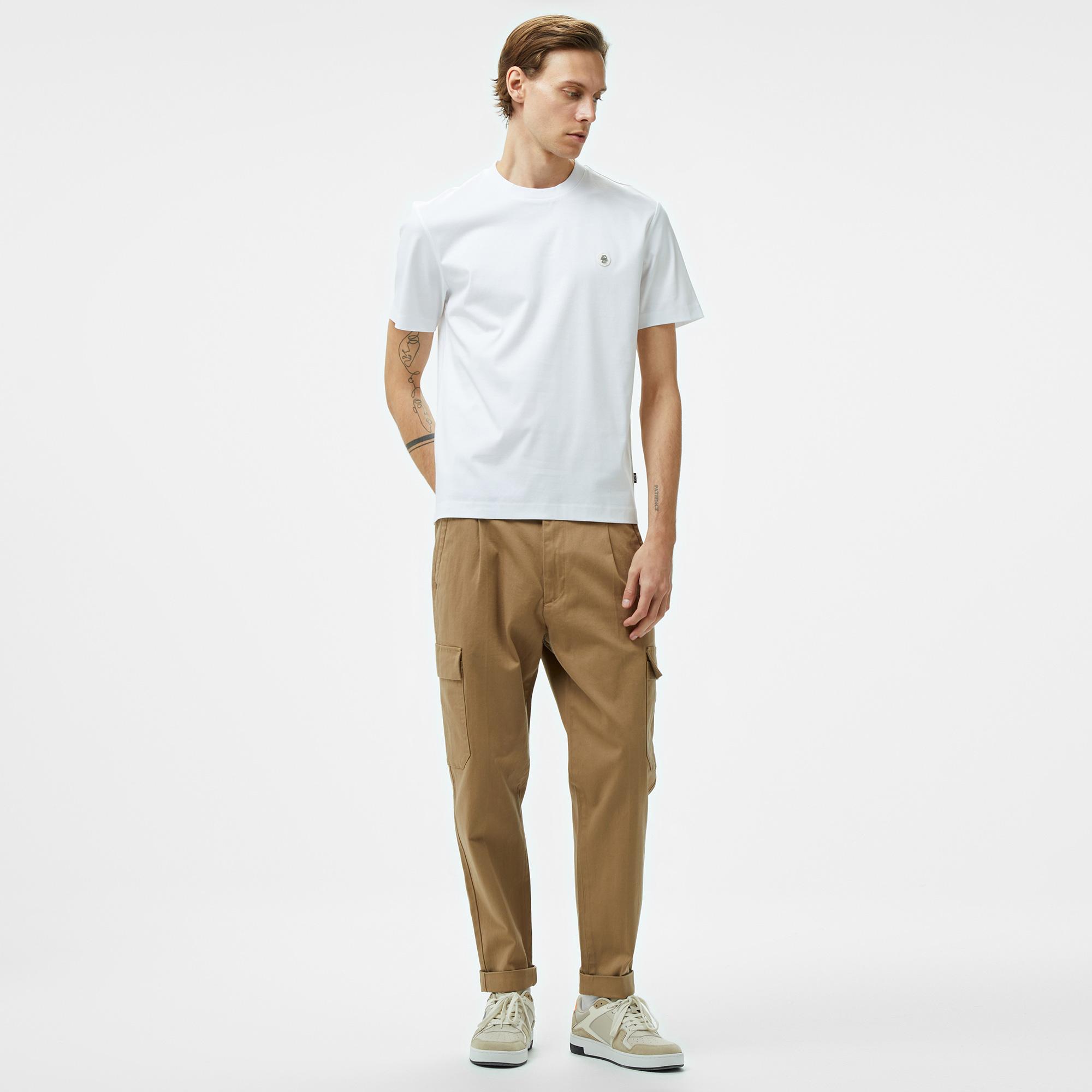 Boss C-Taut 01 Erkek Beyaz T-Shirt