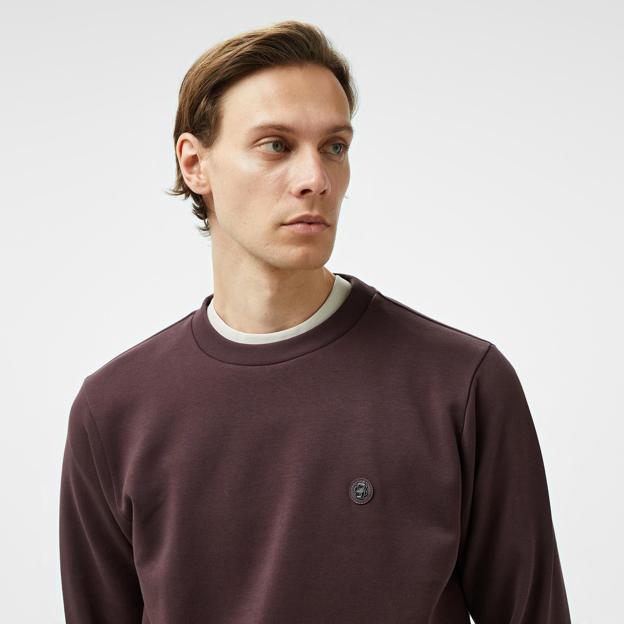 Boss C-Sharpe 01 Erkek Kahverengi Sweatshirt