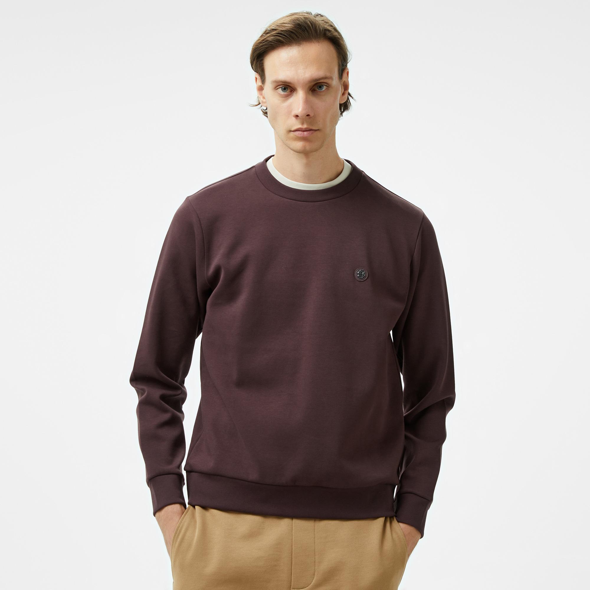 Boss C-Sharpe 01 Erkek Kahverengi Sweatshirt