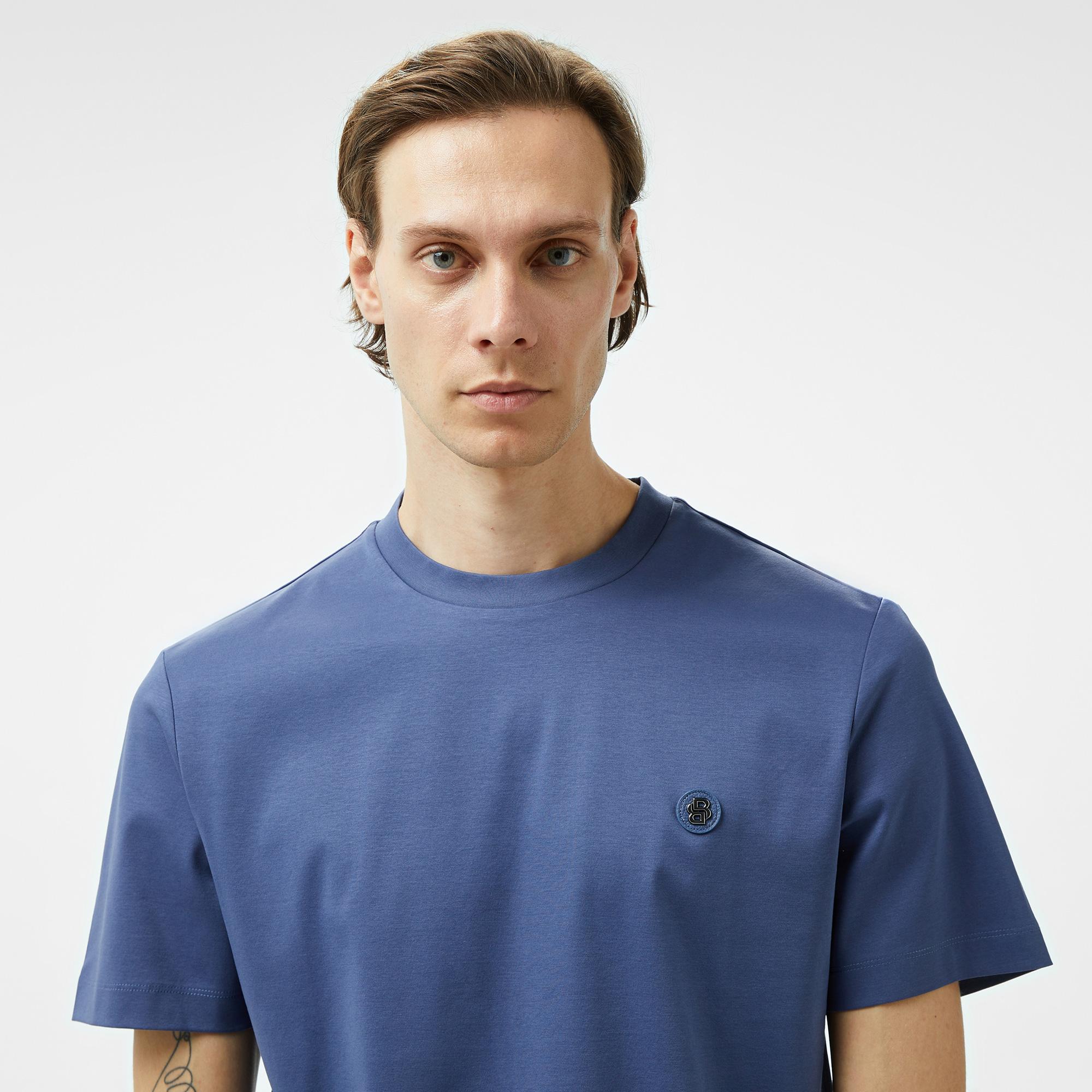 Boss C-Taut 01 Erkek Mavi T-Shirt