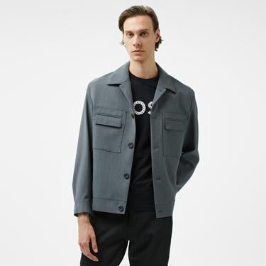  Hugo Juliano243F1 Erkek Gri Ceket