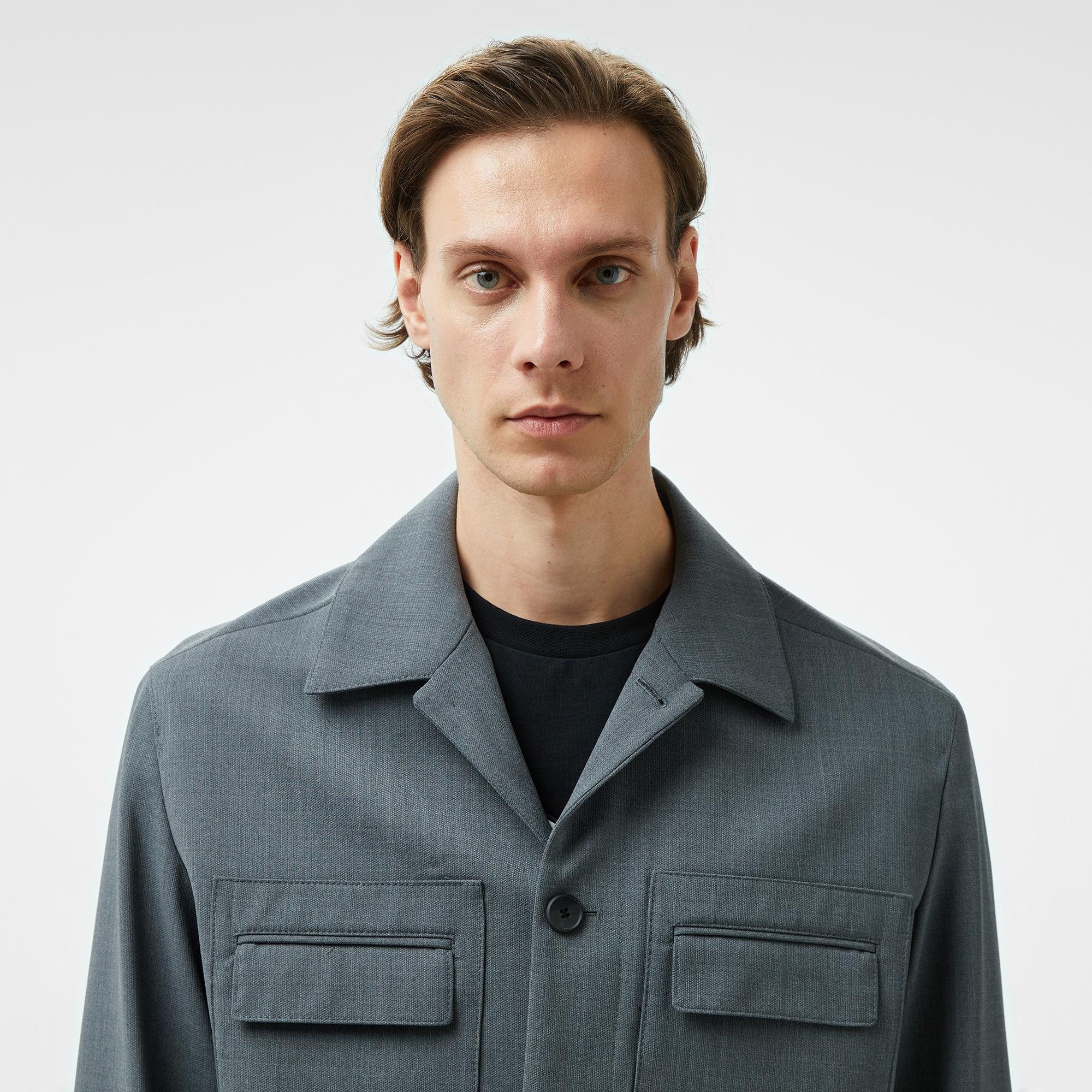 Hugo Juliano243F1 Erkek Gri Ceket