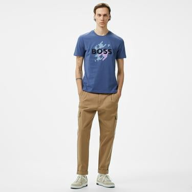  Boss C-Thompson 06 Erkek Mavi T-Shirt