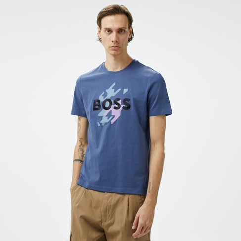  Boss C-Thompson 06 Erkek Mavi T-Shirt
