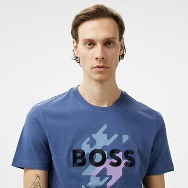  Boss C-Thompson 06 Erkek Mavi T-Shirt