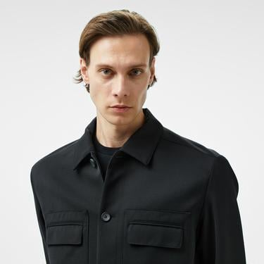  Hugo Juliano243F1 Erkek Siyah Ceket