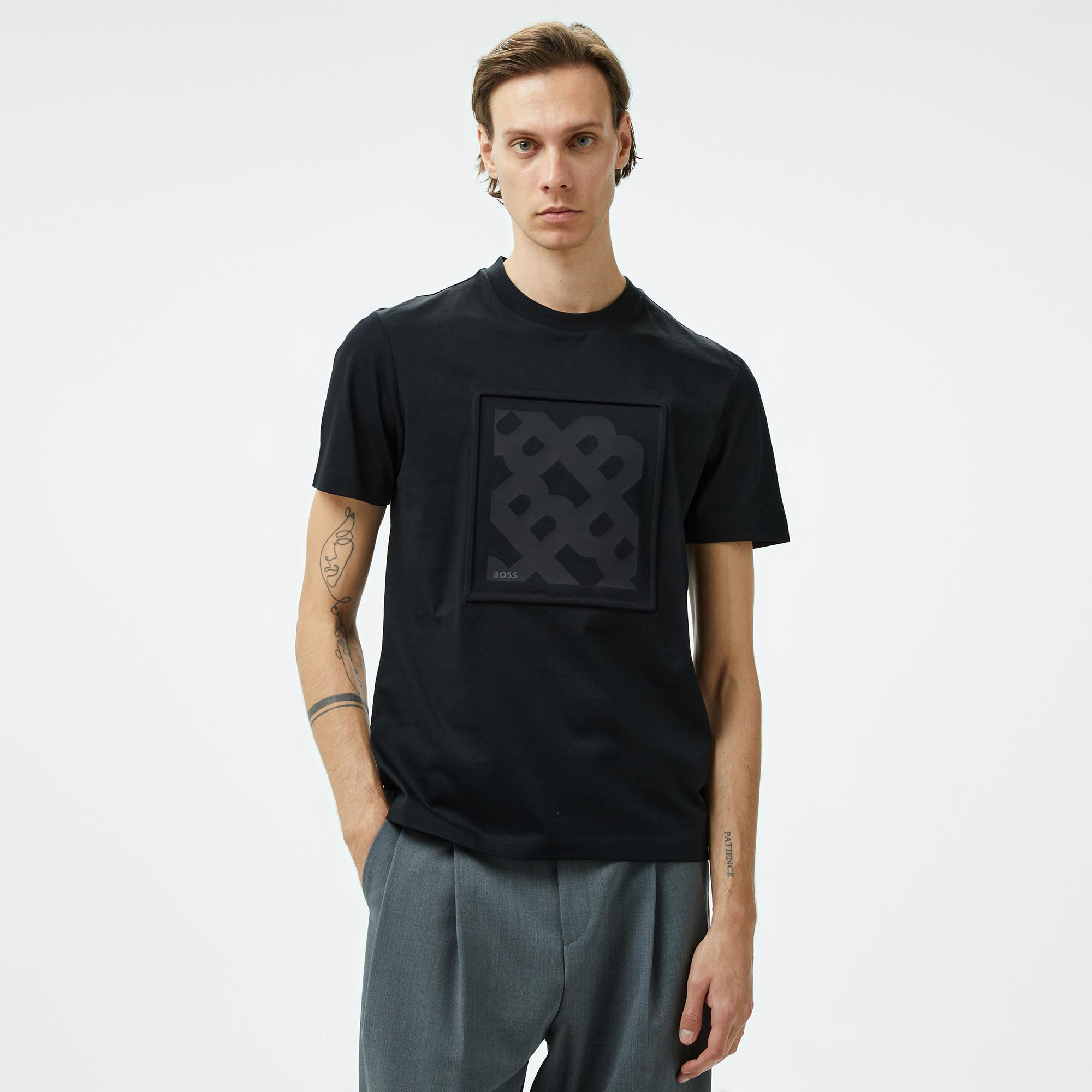 Boss P-Thompson 206 Erkek Siyah T-Shirt