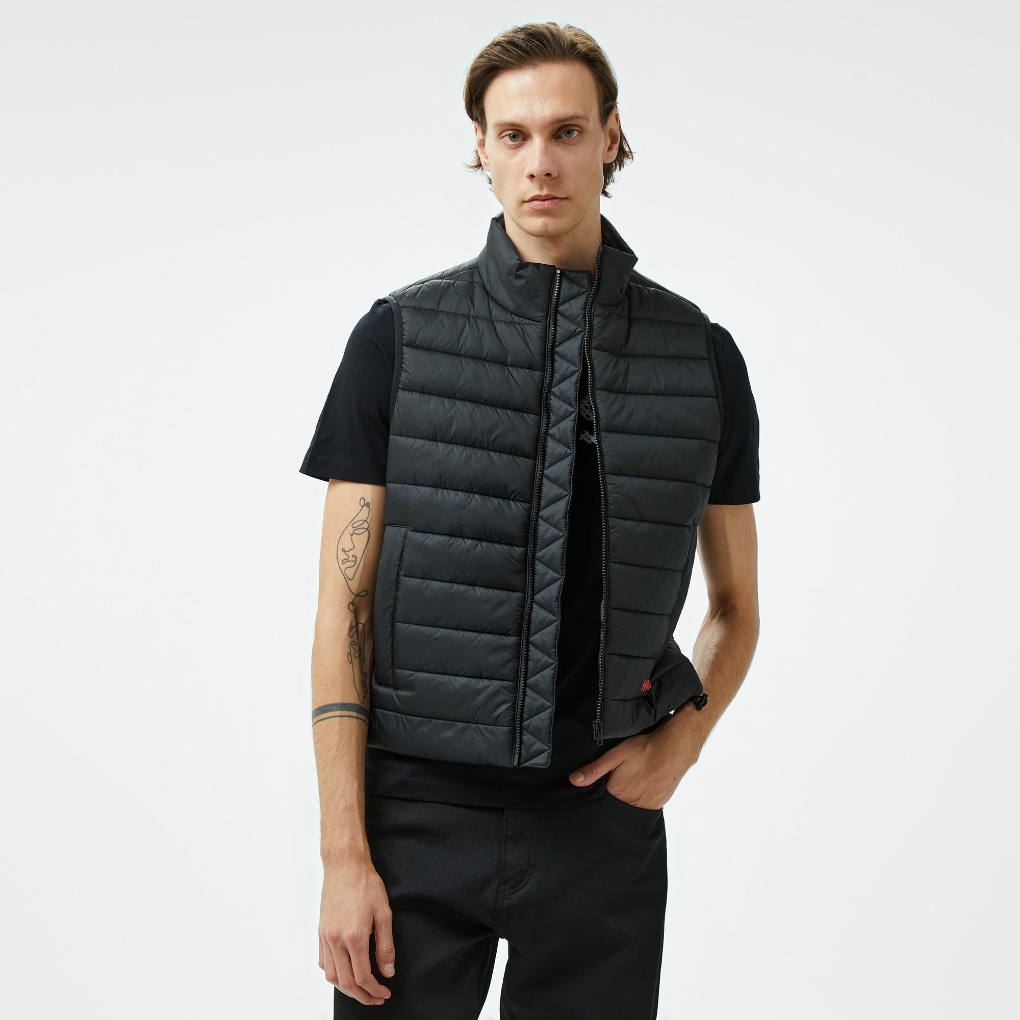 Hugo Brentino Erkek Siyah Yelek