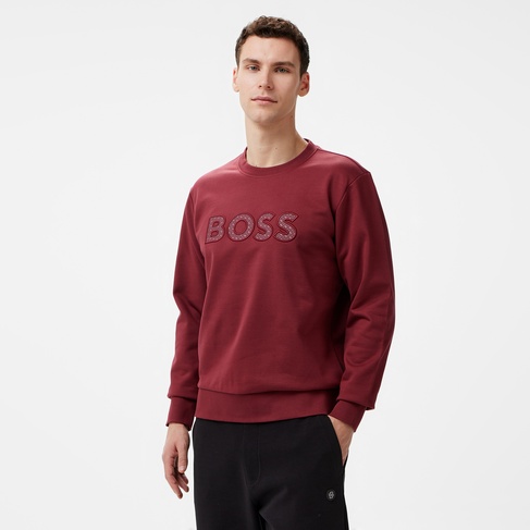  Boss C-Soleri 04 Erkek Kırmızı Sweatshirt