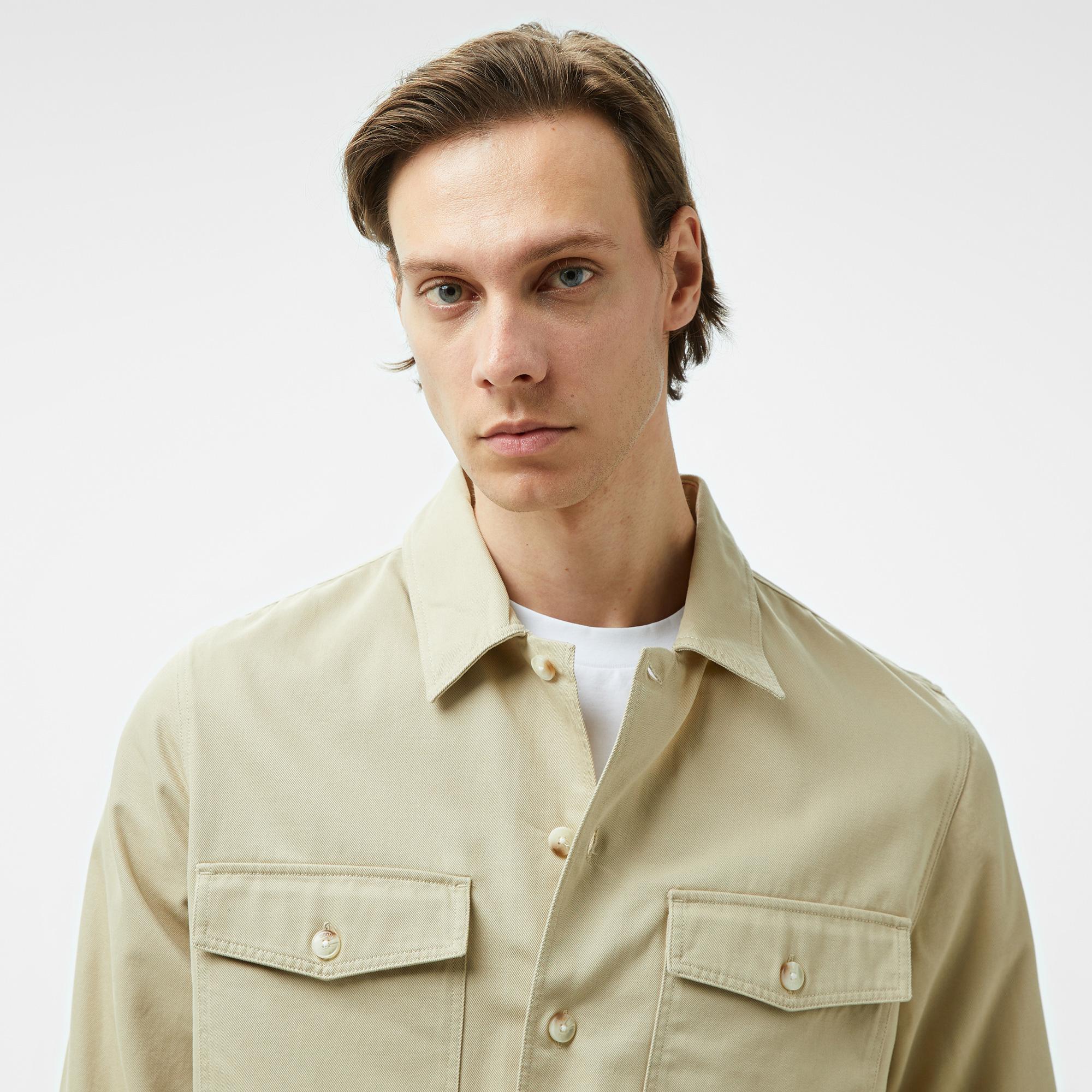 Hugo Enalu Erkek Bej Gömlek