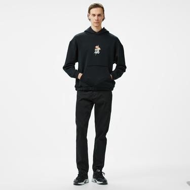  Hugo Diblossomy Erkek Siyah Sweatshirt
